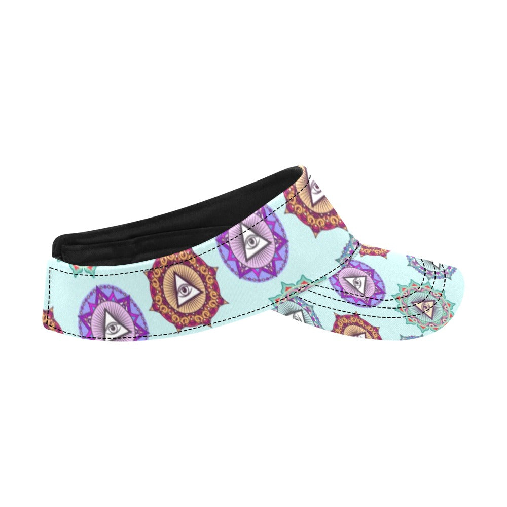 Third Eye Print Design LKS302 Unisex Sun Visor