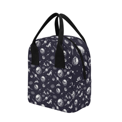 Space Astronaut Print Design LKS302 Insulated Lunch Bag