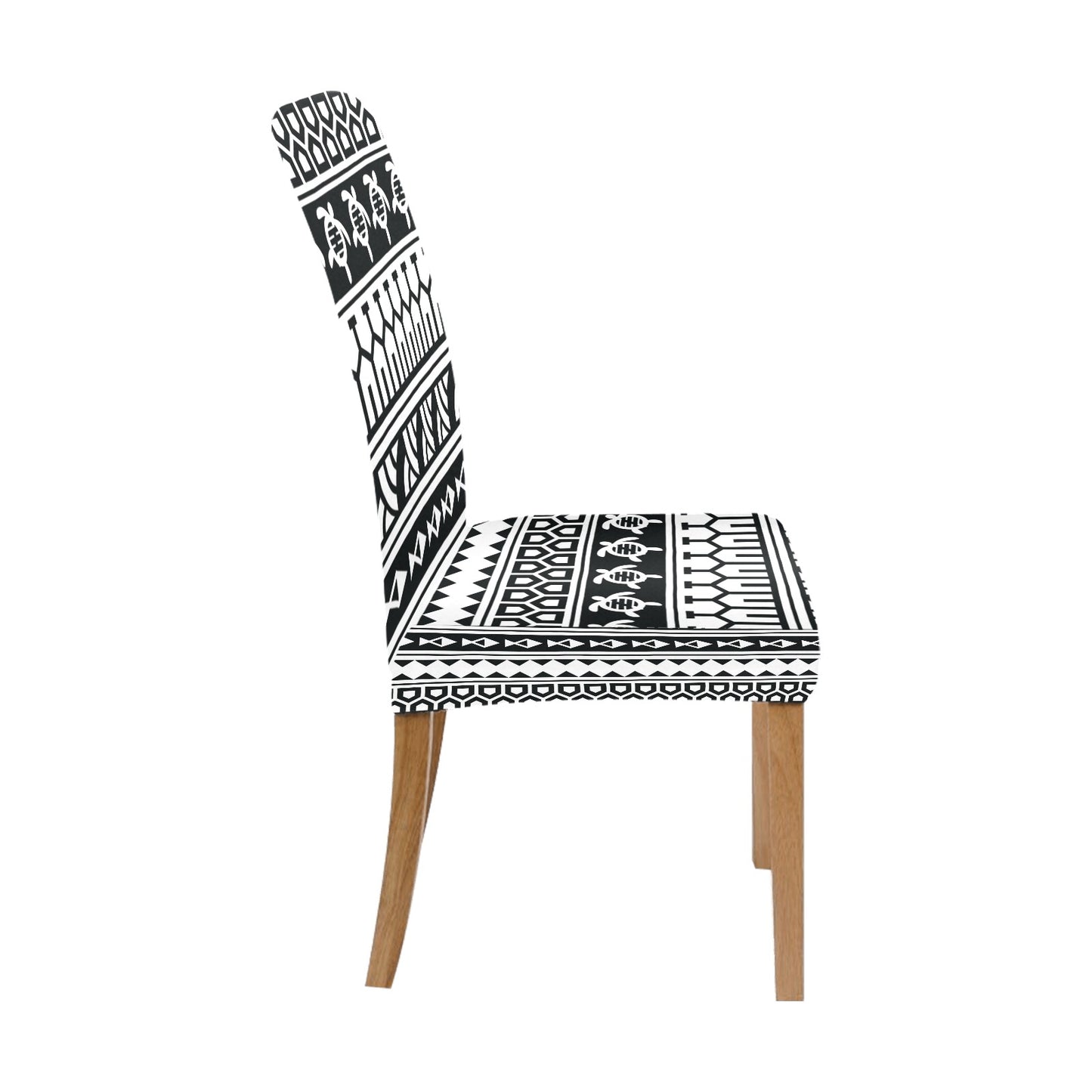 Samoan Pattern Print Design LKS303 Dining Chair Slipcover