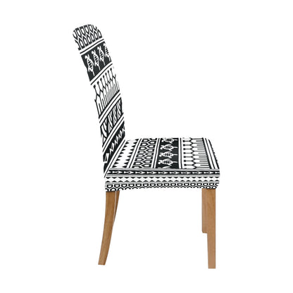 Samoan Pattern Print Design LKS303 Dining Chair Slipcover