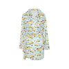 School Bus Back To School Print Design LKS303 Women's Fleece Robe