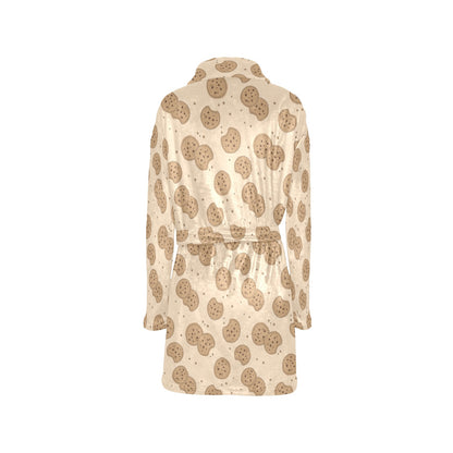 Biscuit Pattern Print Design 02 Women's Fleece Robe