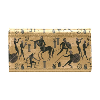 Ancient Greek Statue Print Design LKS304 Women's Trifold Wallet