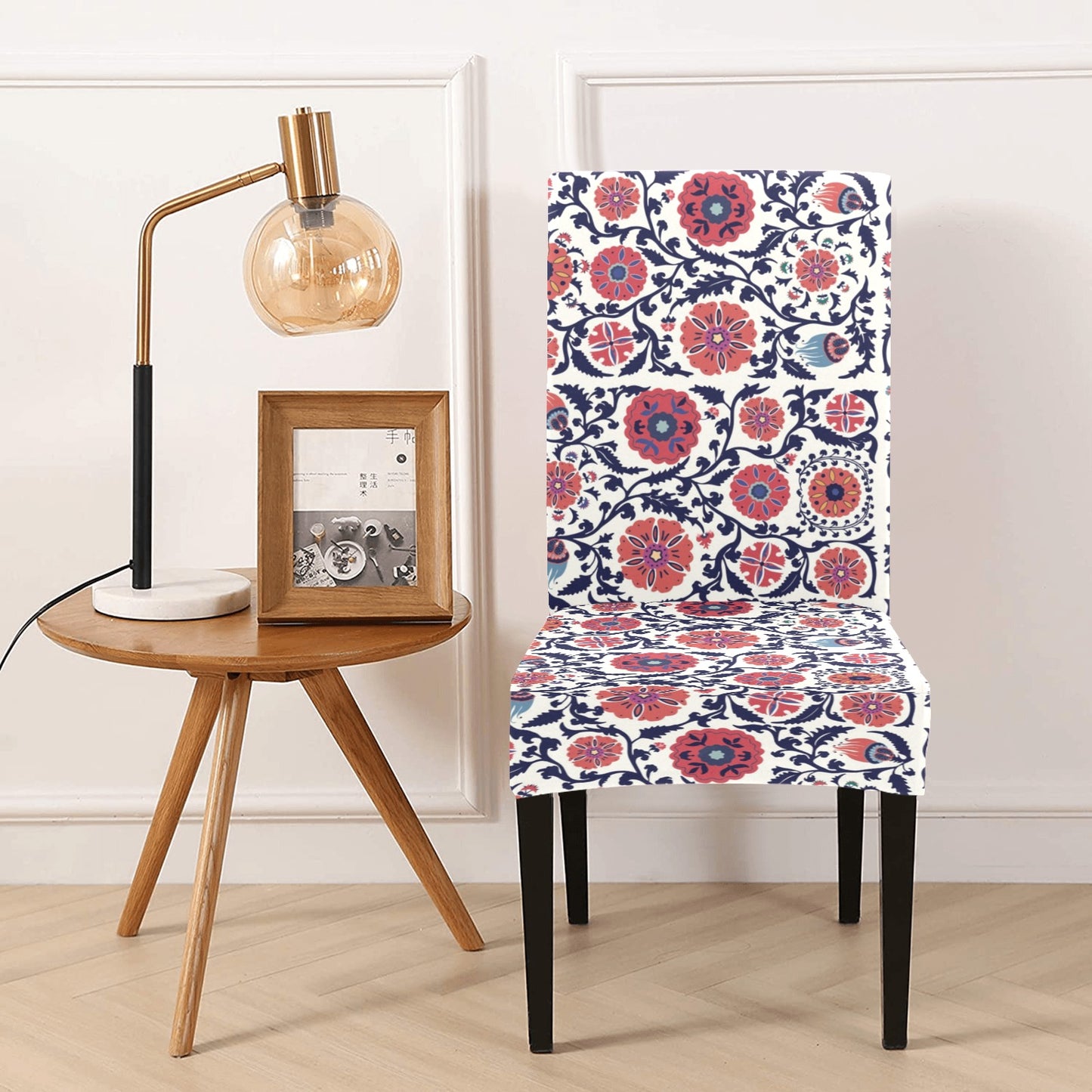 Suzani Print Design LKS304 Dining Chair Slipcover