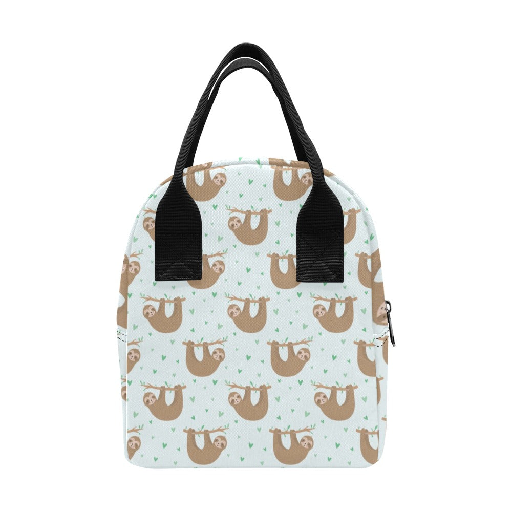 Sloth Print Design LKS308 Insulated Lunch Bag