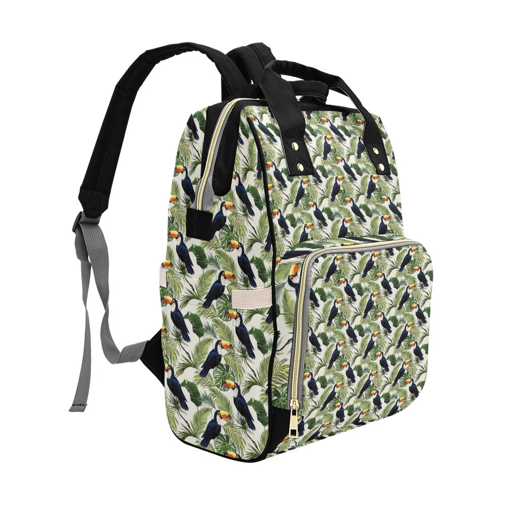 Toucan Print Design LKS308 Diaper Bag Backpack