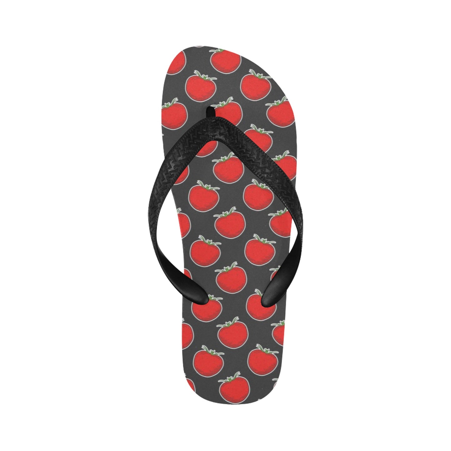 Tomato Print Design LKS306 Flip Flops