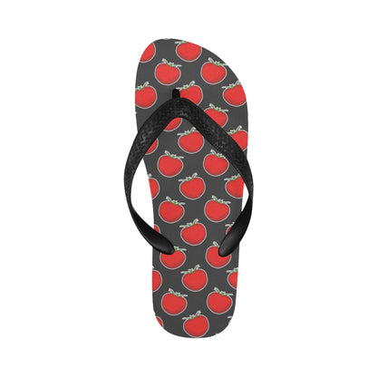 Tomato Print Design LKS306 Flip Flops