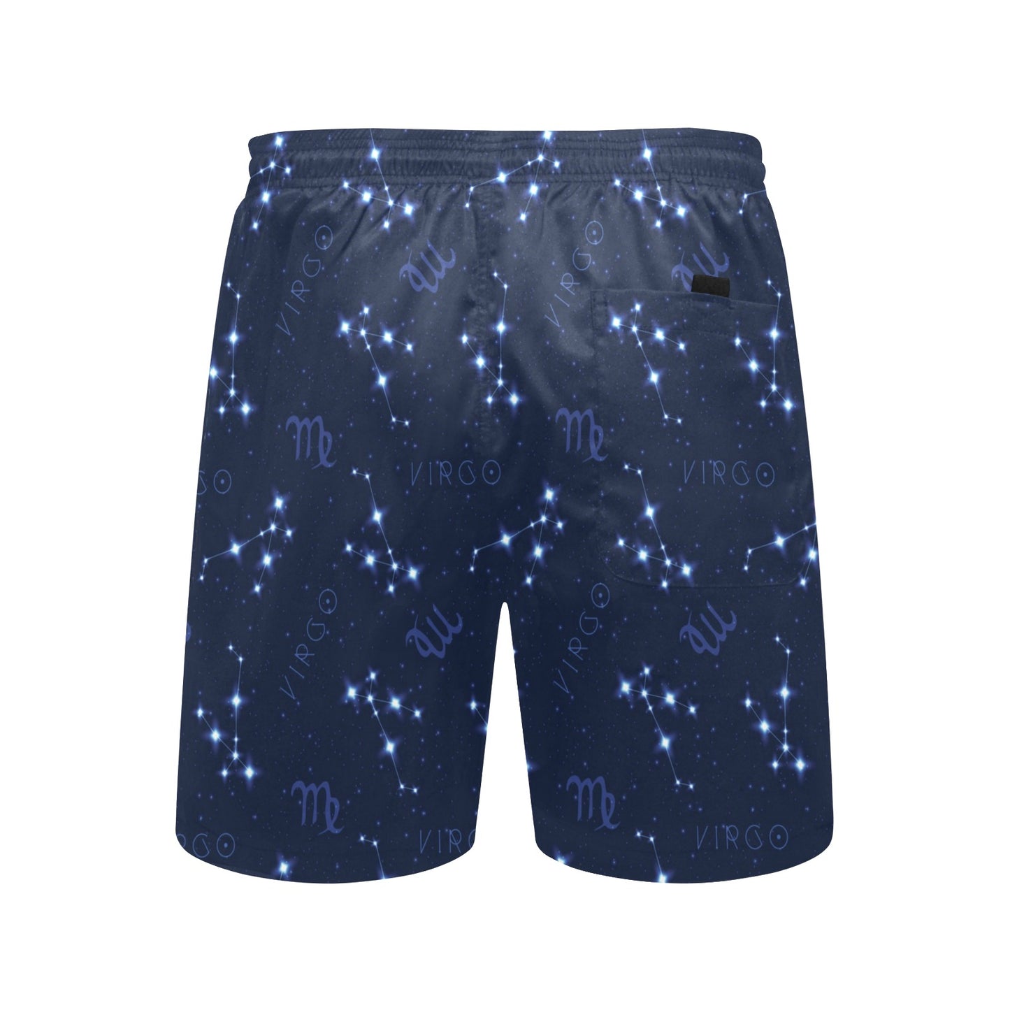 Virgo Print Design LKS303 Men's Swim Trunks Beach Shorts