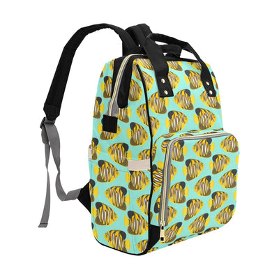 Angelfish Print Design LKS402 Diaper Bag Backpack