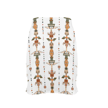 Totem Print Design LKS302 17" Golf & Pickleball Skort with Pockets