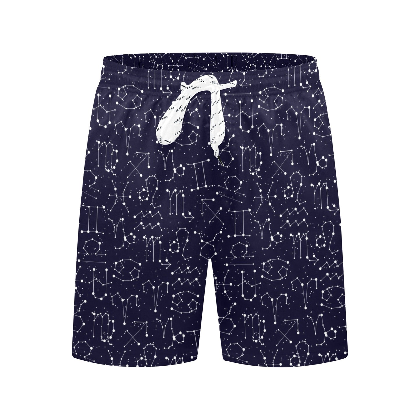Zodiac Pattern Design Print Men's Swim Trunks Beach Shorts