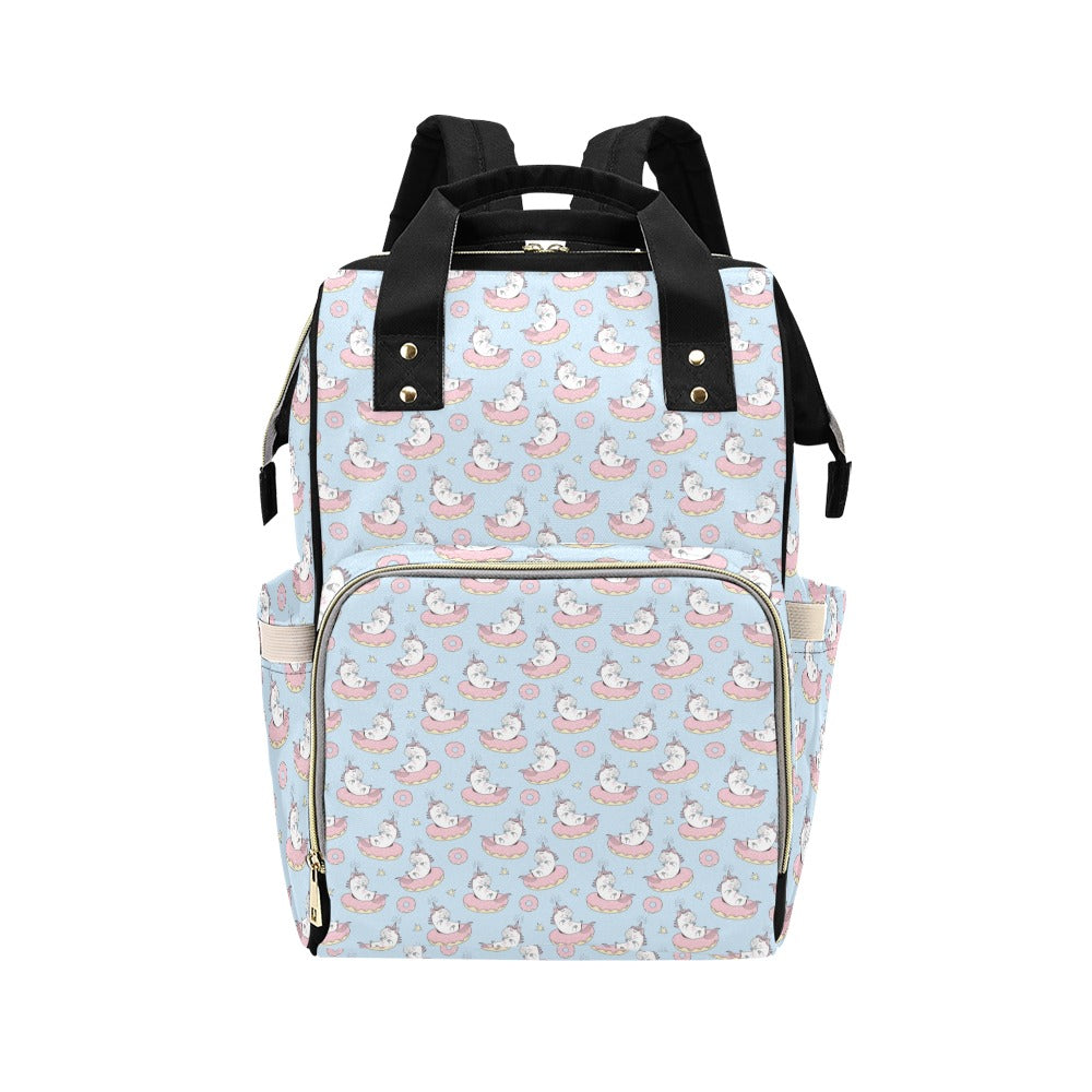 Unicorn Print Design LKS303 Diaper Bag Backpack
