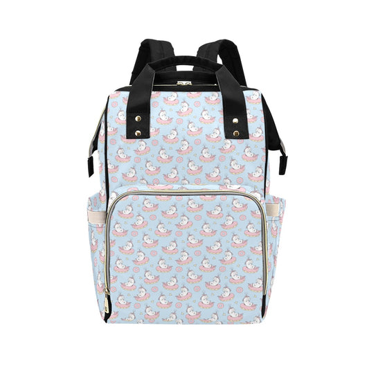 Unicorn Print Design LKS303 Diaper Bag Backpack