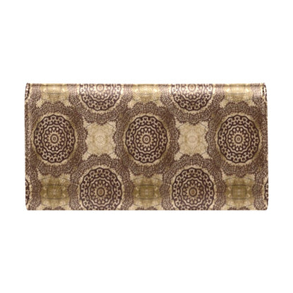 Ancient Greek Symbol Print Design LKS309 Women's Trifold Wallet