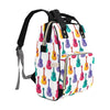 Acoustic Guitar Print Design LKS406 Diaper Bag Backpack