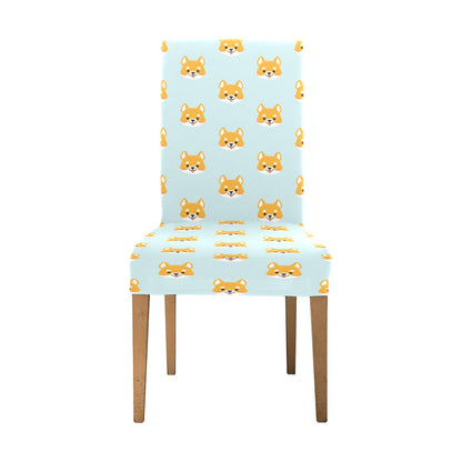 Shiba Inu Print Design LKS301 Dining Chair Slipcover