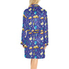 School Bus Print Design LKS307 Women's Fleece Robe