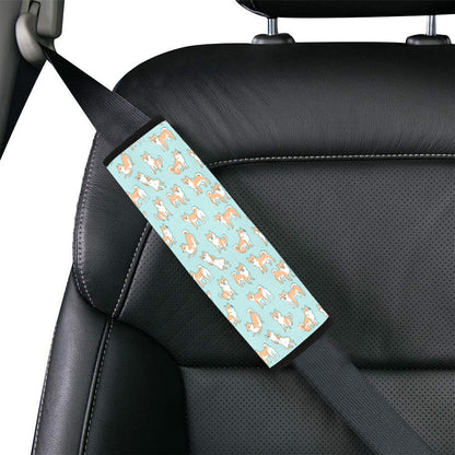 Shiba Inu Print Design LKS304 Car Seat Belt Cover
