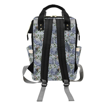 Guinea Fowl Print Design LKS402 Diaper Bag Backpack