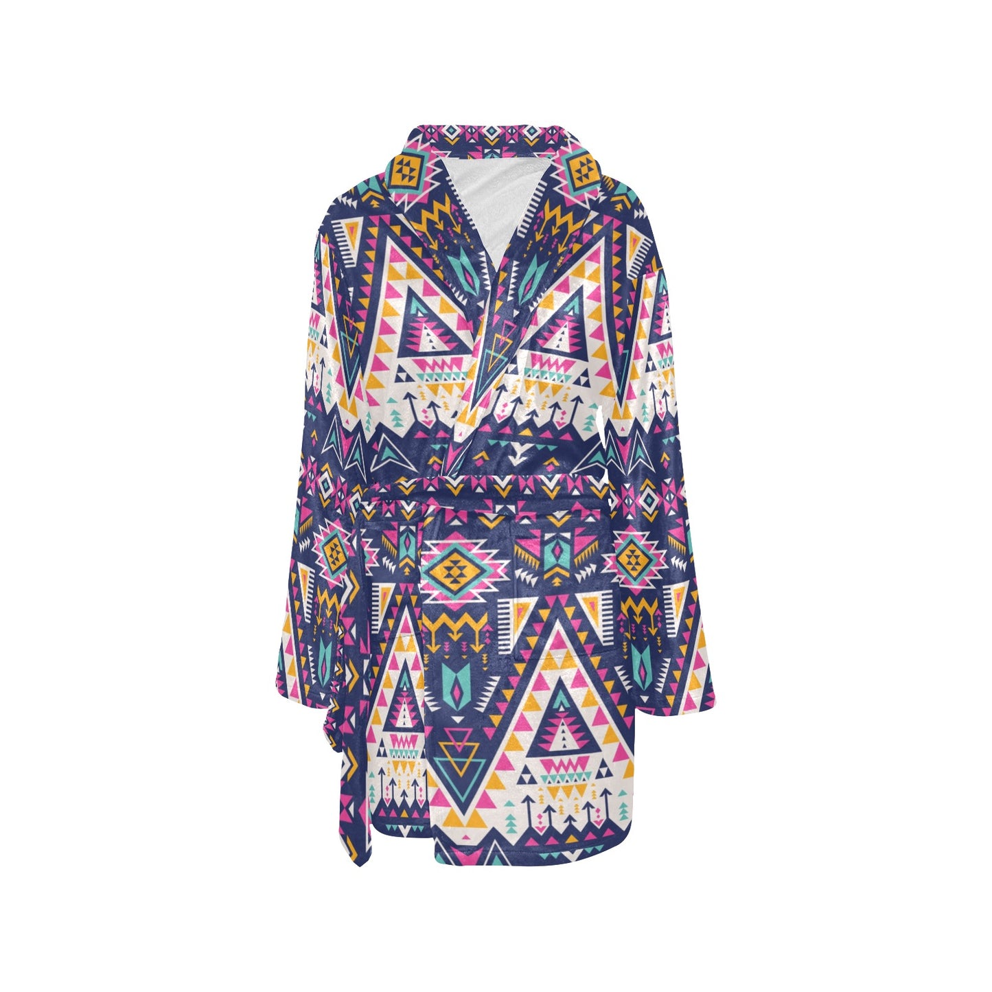 Pink Tribal Aztec native american Women's Fleece Robe