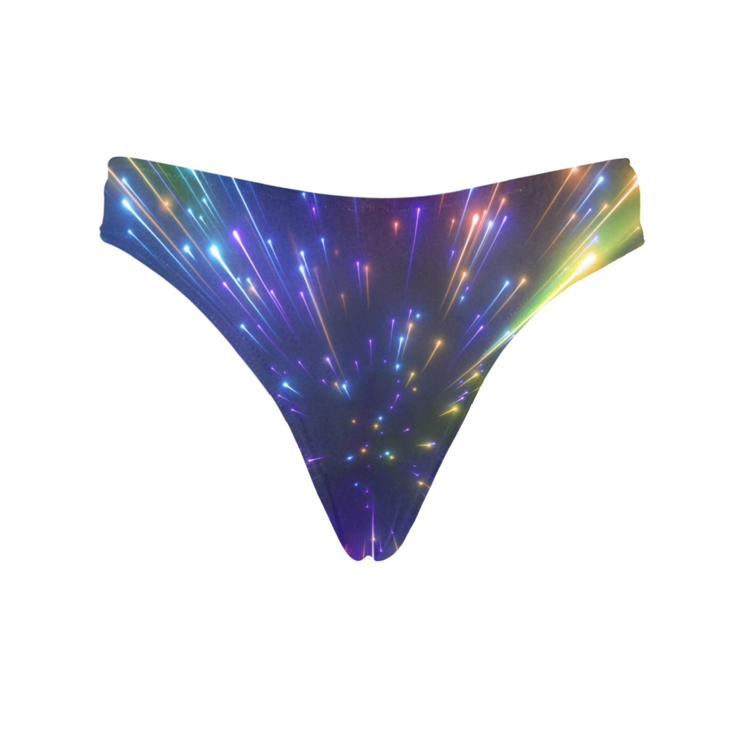 Celestial Rainbow Speed Light Women's Thongs
