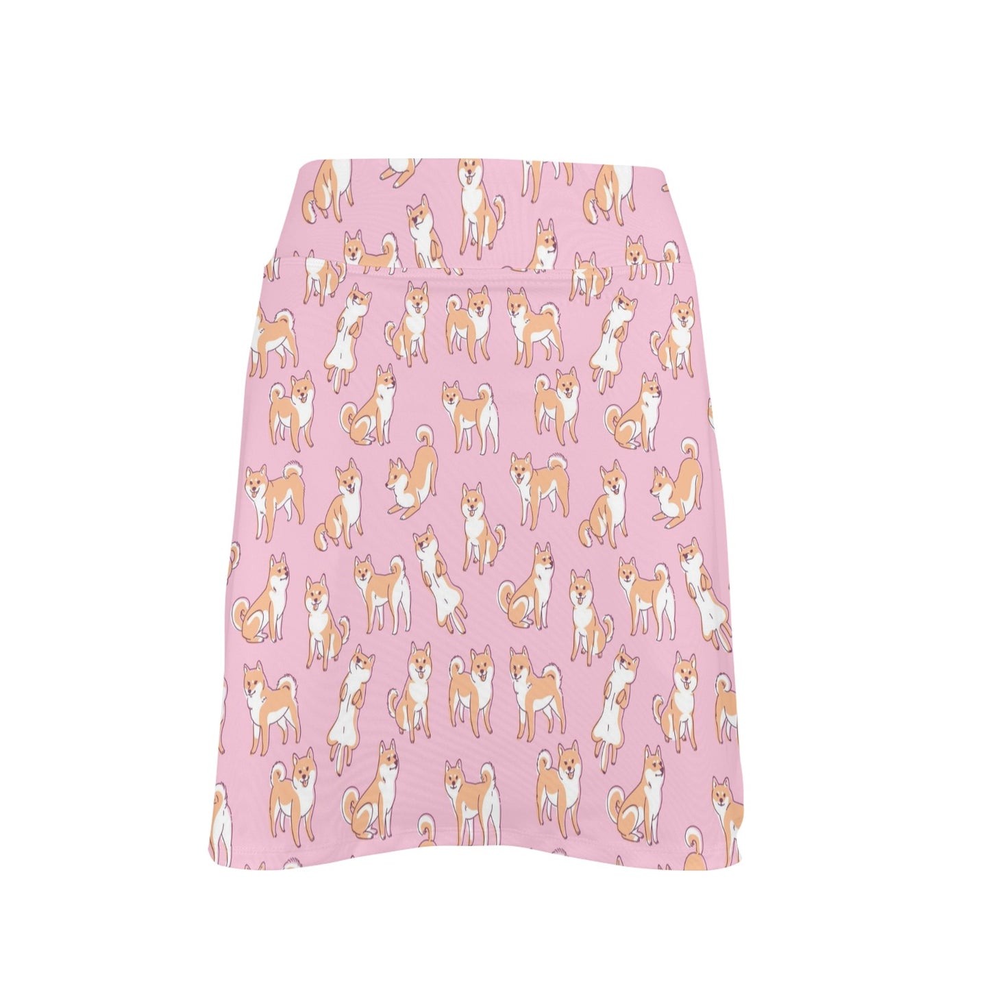 Shiba Inu Print Design LKS303 17" Golf & Pickleball Skort with Pockets