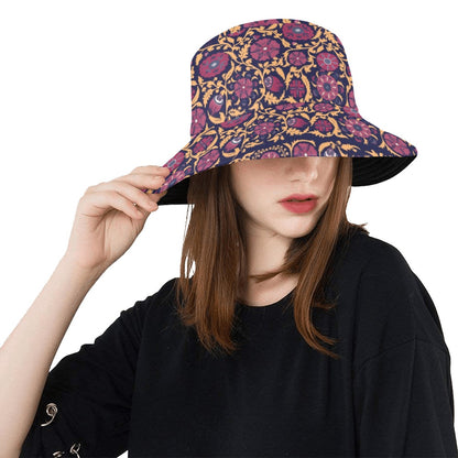 Suzani Print Design LKS303 Unisex Bucket Hat