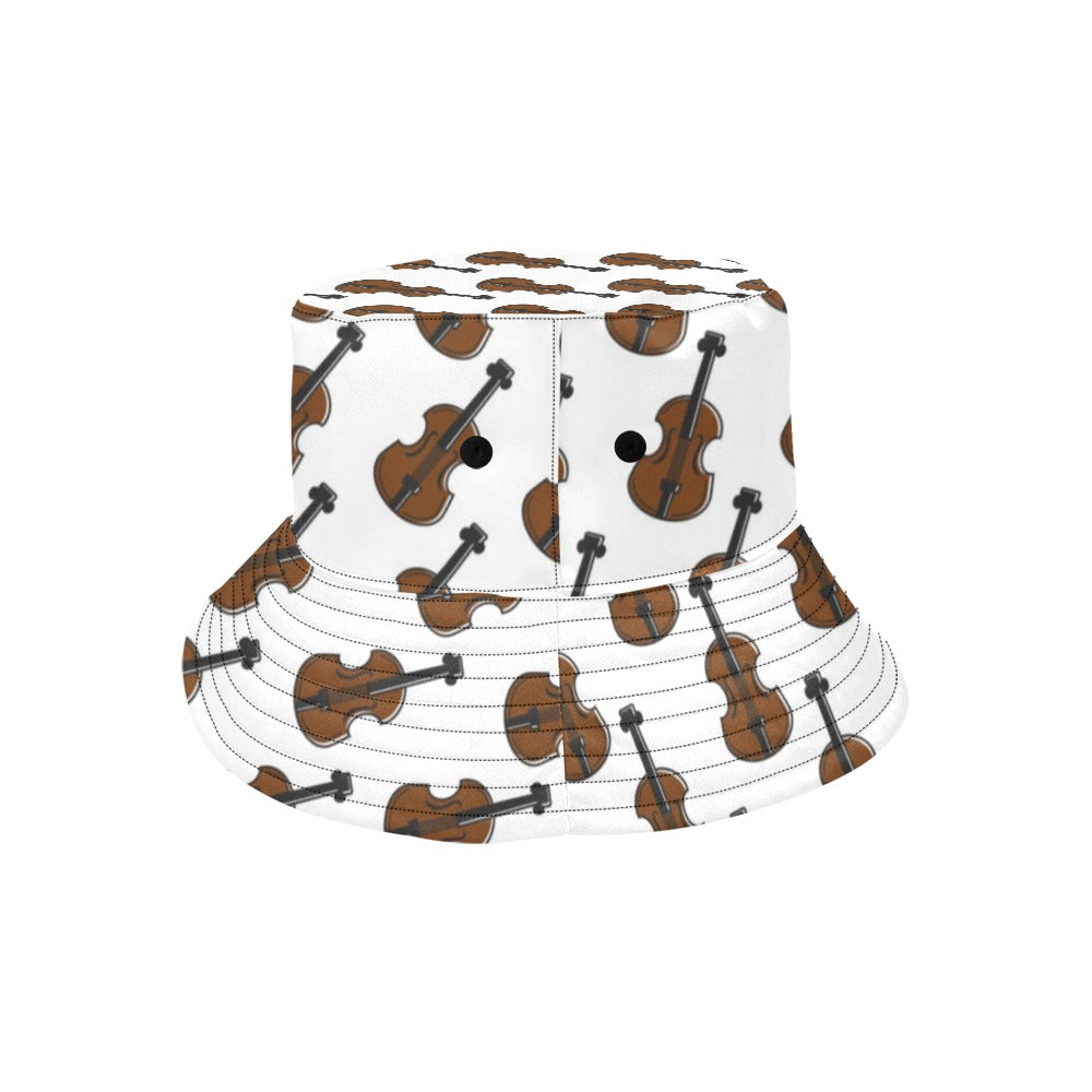 Violin Print Design LKS405 Unisex Bucket Hat