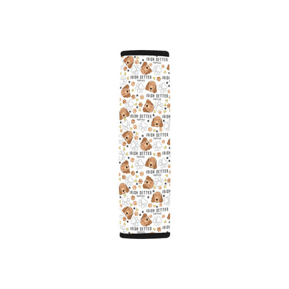 Setters Irish Print Design LKS301 Car Seat Belt Cover