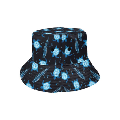 Sea Turtle Print Design LKS3013 Unisex Bucket Hat