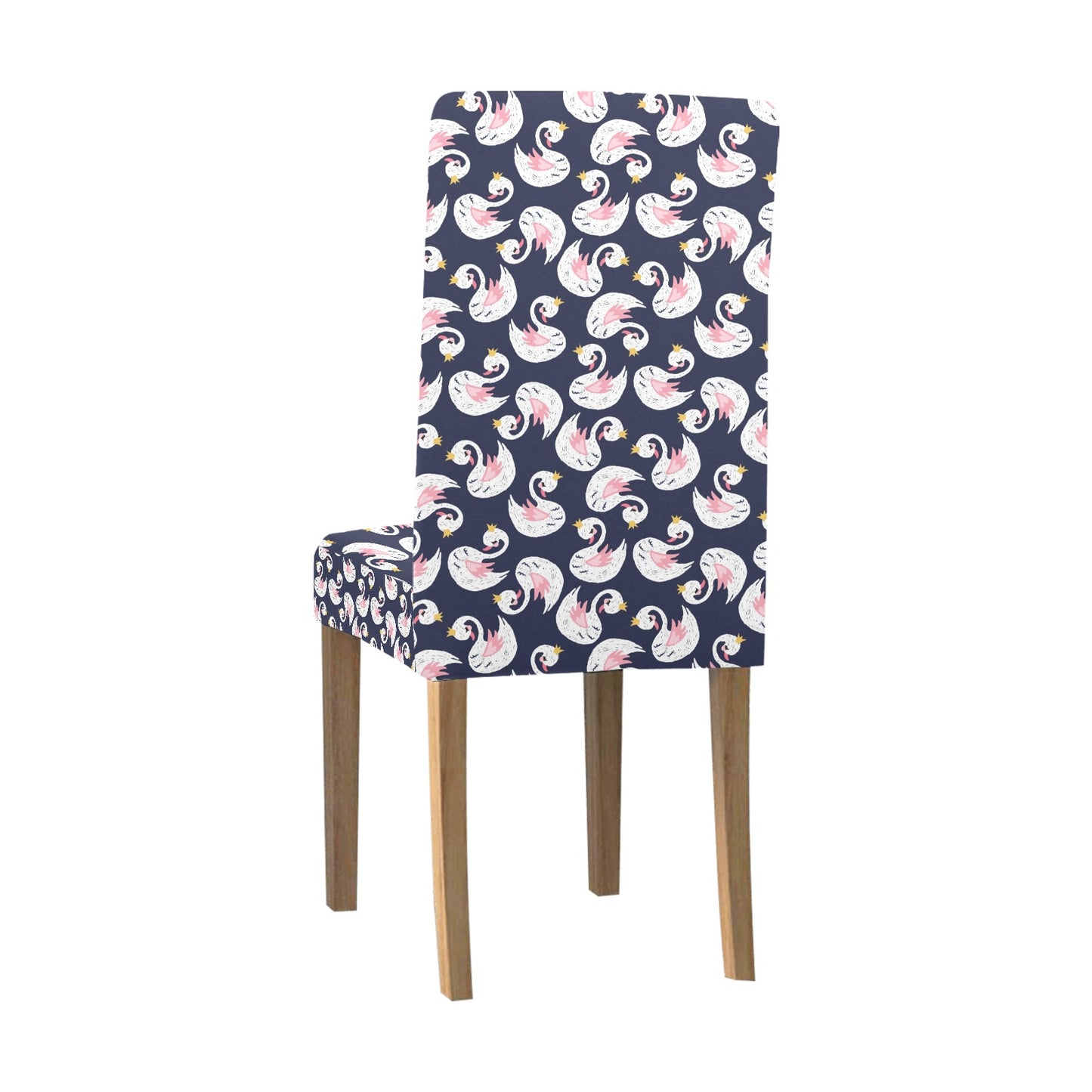 Swan Print Design LKS403 Dining Chair Slipcover