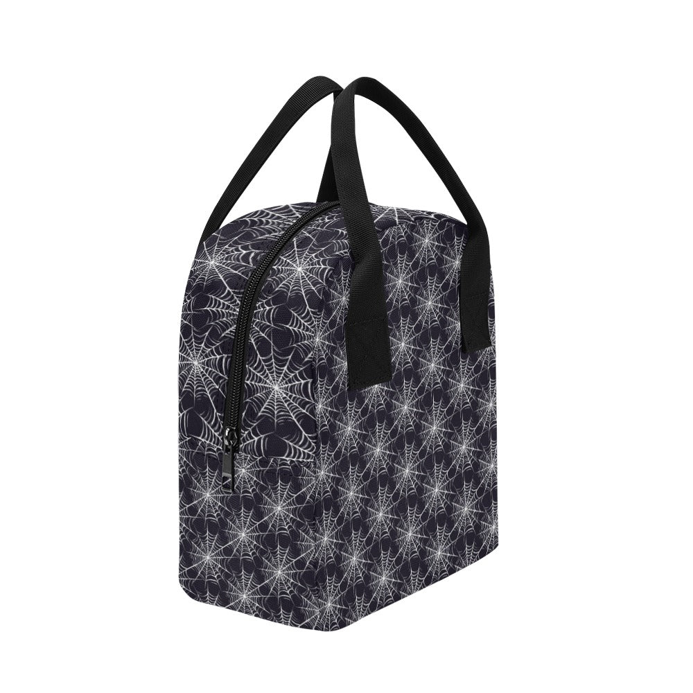 Spider Web Print Design LKS303 Insulated Lunch Bag