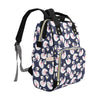 Swan Print Design LKS403 Diaper Bag Backpack