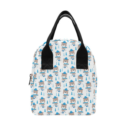 Ski Print Design LKS306 Insulated Lunch Bag