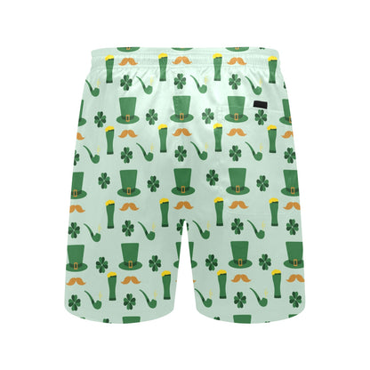 St Patricks Day Print Design LKS304 Men's Swim Trunks Beach Shorts