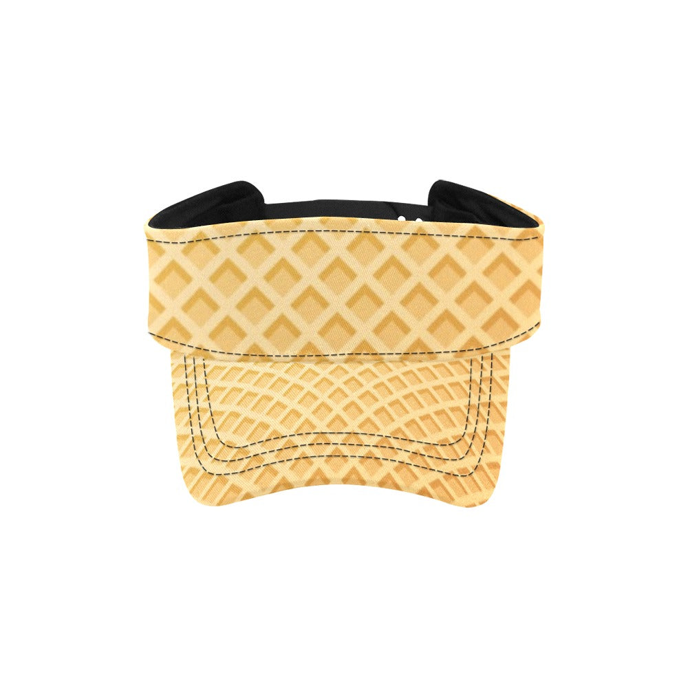 Waffle Texture Print Design LKS302 Unisex Sun Visor