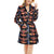 Totem Print Design LKS301 Women's Fleece Robe