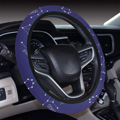 Virgo Print Design LKS302 Steering Wheel Cover with Elastic Edge