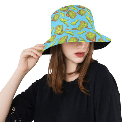 Sandwich Avocado Print Design LKS306 Unisex Bucket Hat