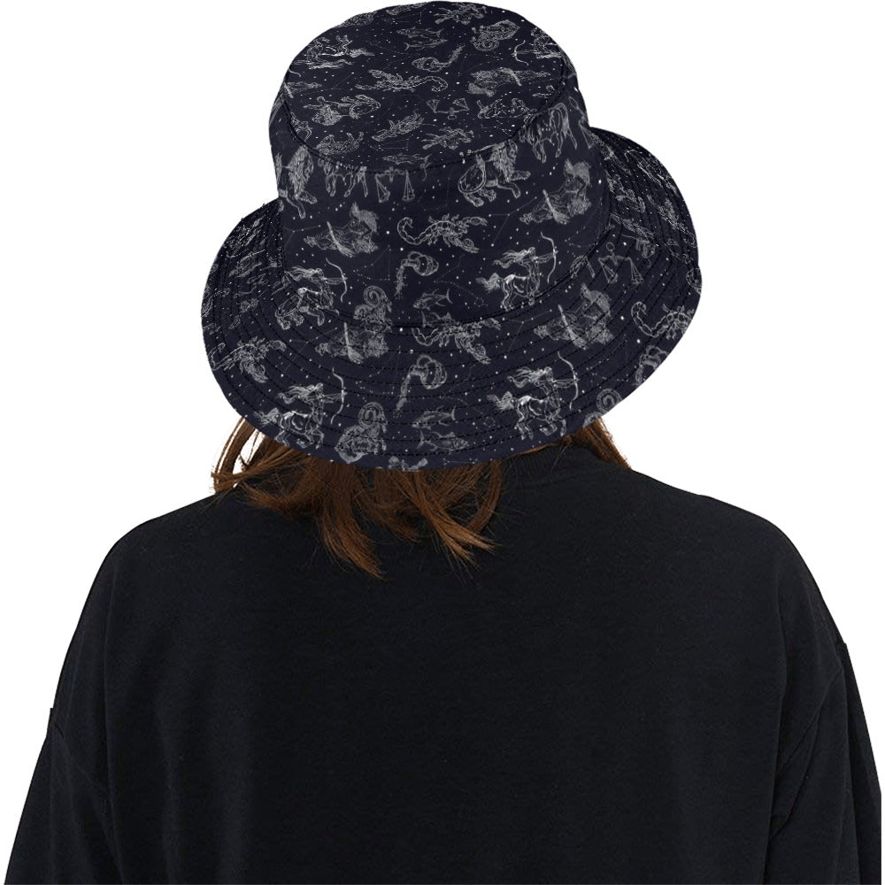 Zodiac Print Design LKS304 Unisex Bucket Hat