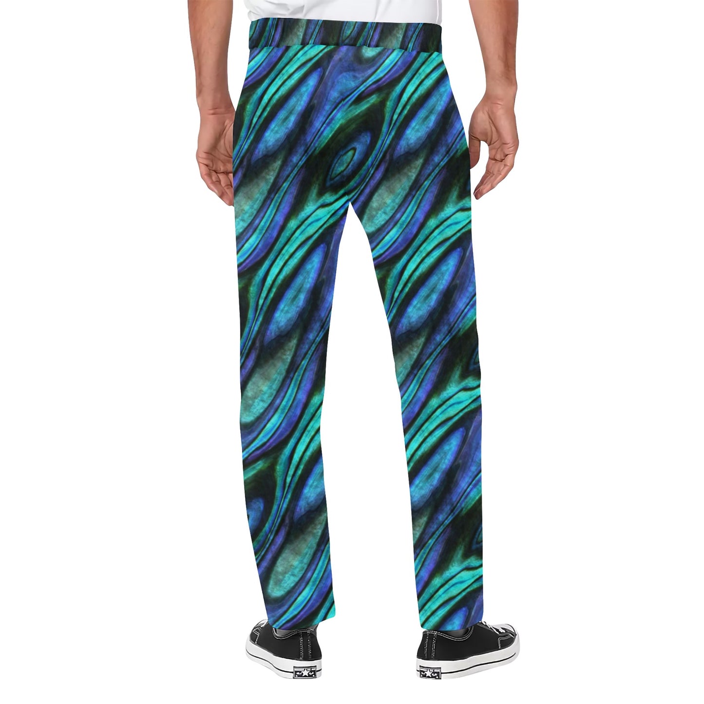 Abalone Pattern Print Design 03 Men's Pants