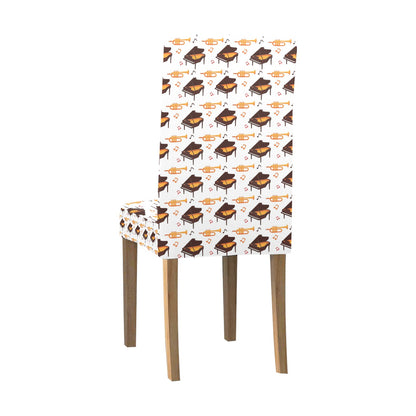 Piano Print Design LKS406 Dining Chair Slipcover