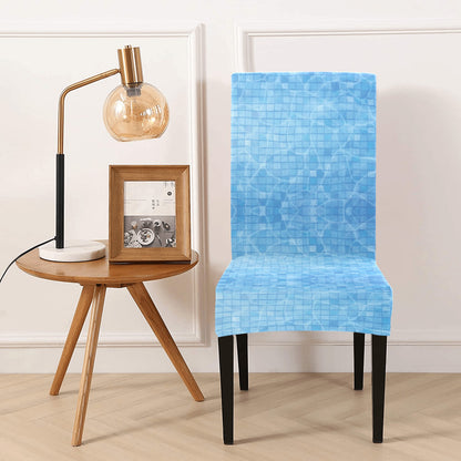 Swimming Pool Print Design LKS302 Dining Chair Slipcover
