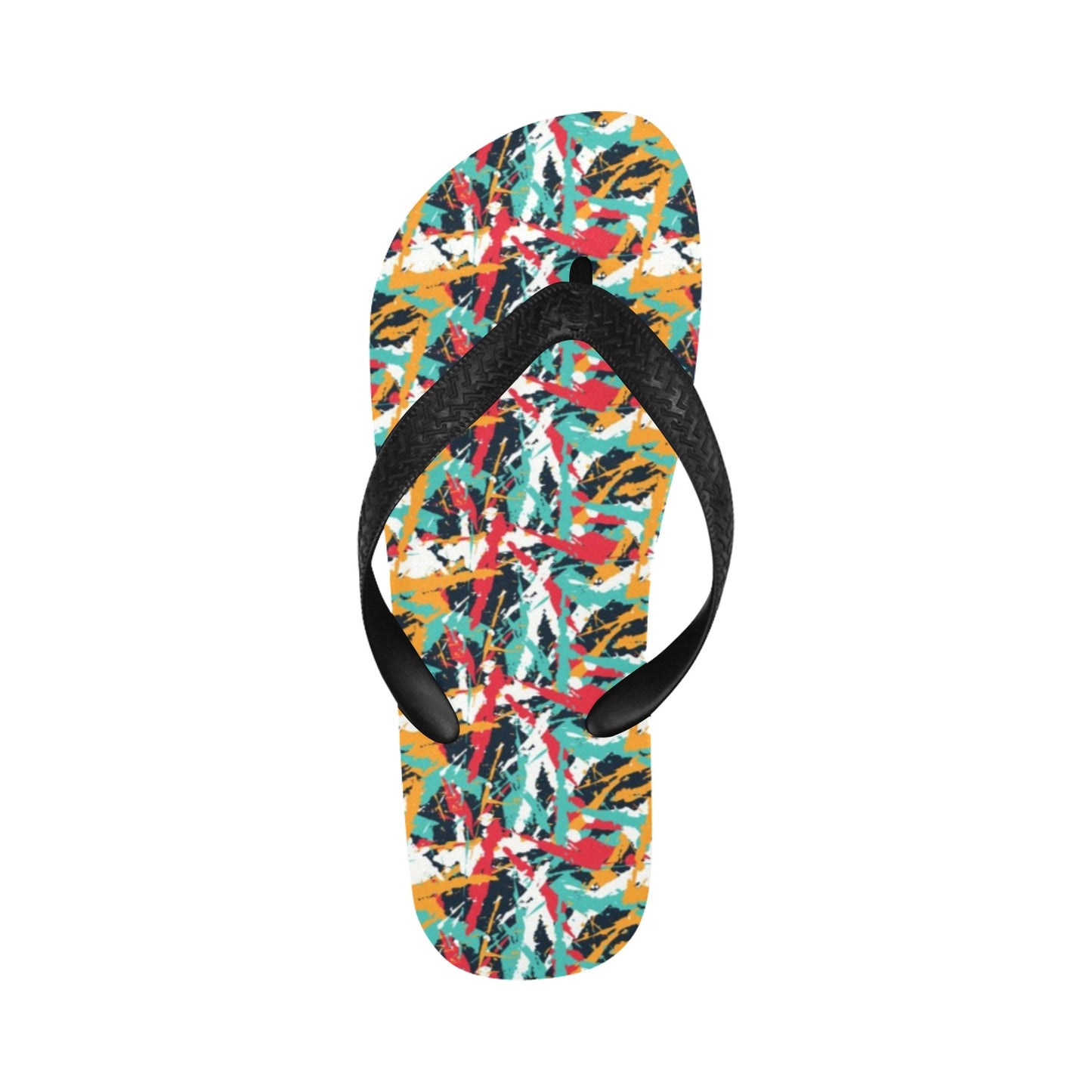 Splatter Print Design LKS304 Flip Flops