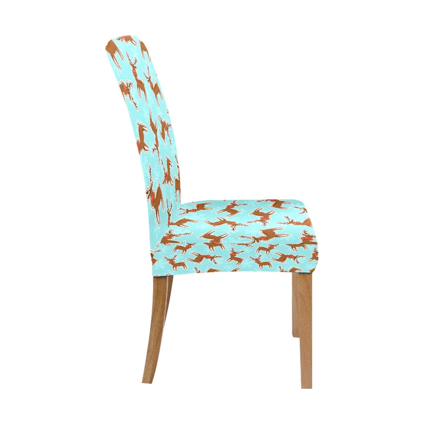 Reindeer Print Design LKS403 Dining Chair Slipcover