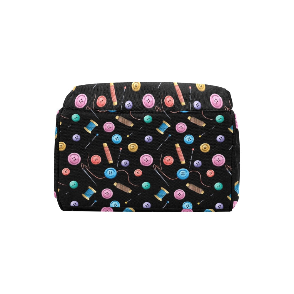 Sewing Print Design LKS309 Diaper Bag Backpack