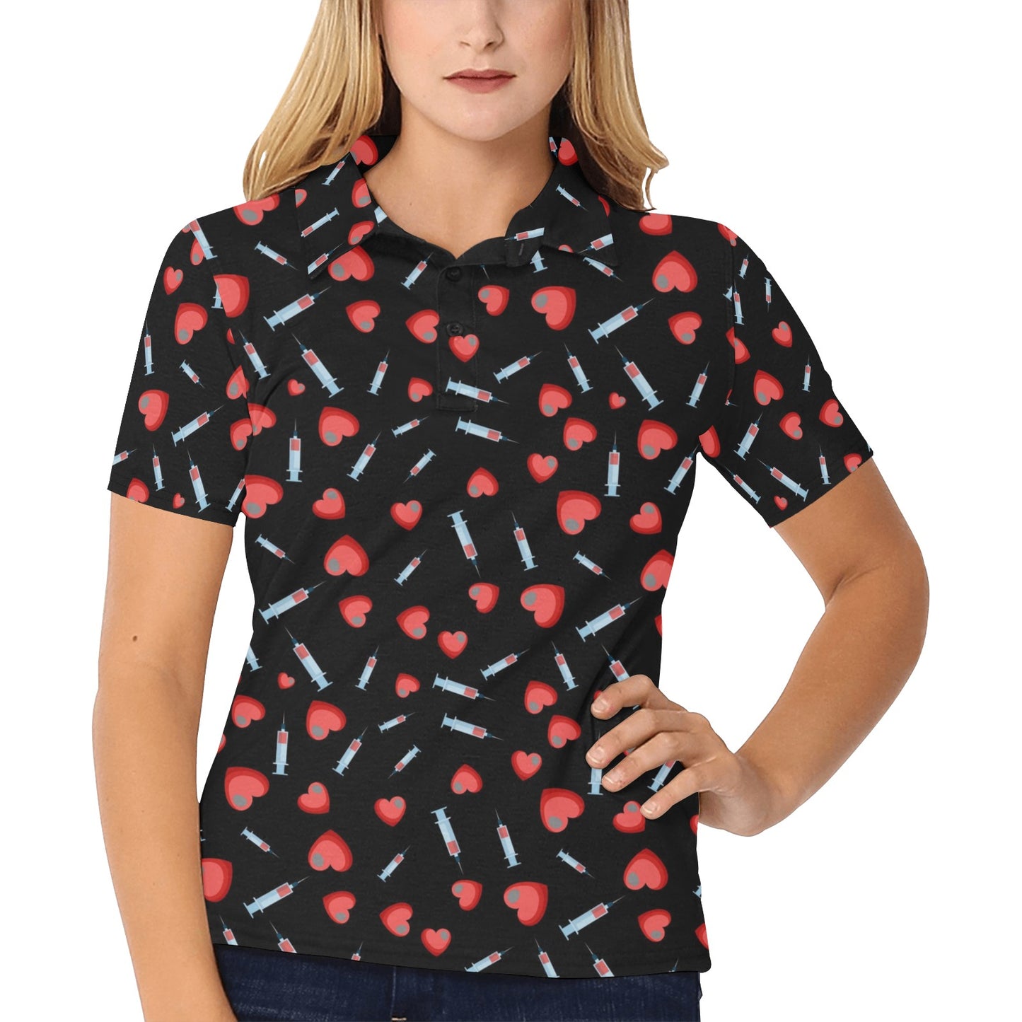 Phlebotomist Medical Concept Women's Polo Shirt