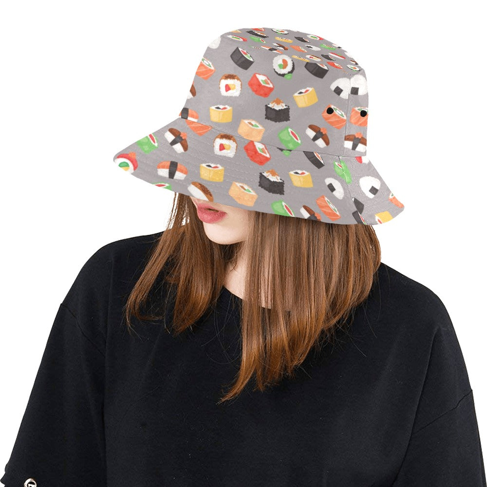 Sushi Print Design LKS307 Unisex Bucket Hat