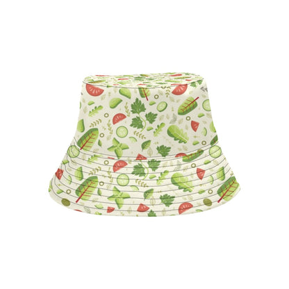 Salad Vegetable Print Design LKS302 Unisex Bucket Hat
